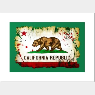 California State Flag Posters and Art